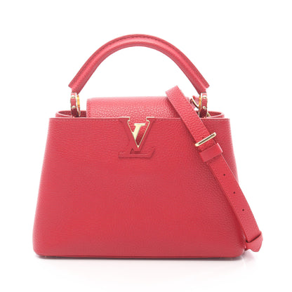 カプシーヌBB スカーレット ハンドバッグ トリヨンレザー レッド 2WAY ルイヴィトン バッグ LOUIS VUITTON