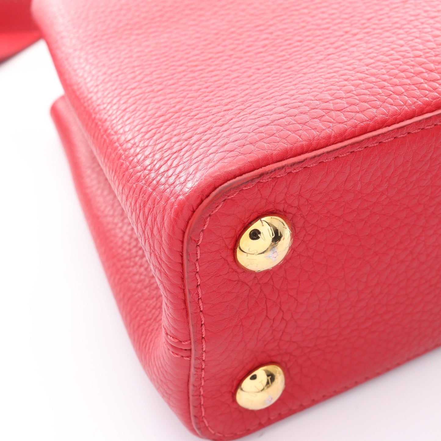 カプシーヌBB スカーレット ハンドバッグ トリヨンレザー レッド 2WAY ルイヴィトン バッグ LOUIS VUITTON