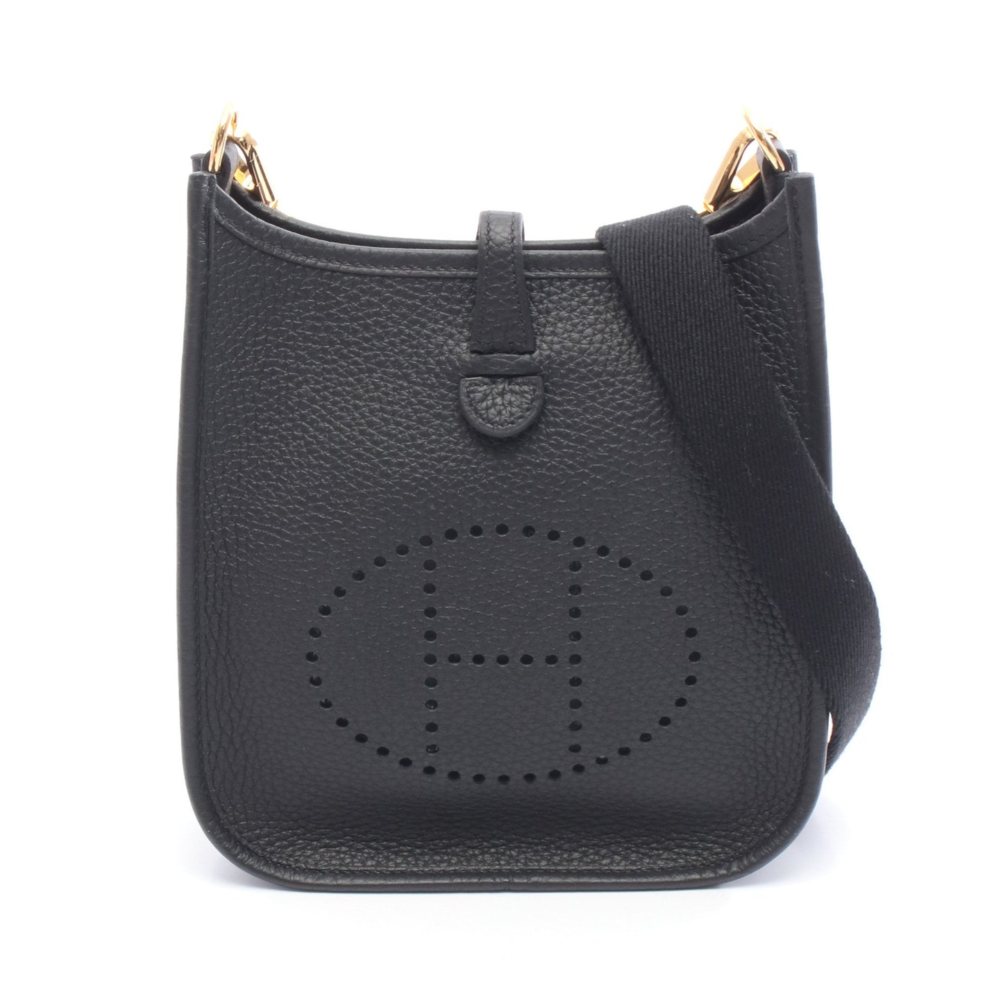 エヴリンTPM ショルダーバッグ トリヨンクレマンス ブラック ゴールド金具 K刻印 エルメス バッグ HERMES