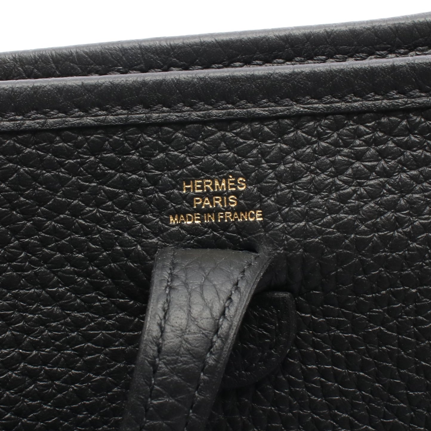 エヴリンTPM ショルダーバッグ トリヨンクレマンス ブラック ゴールド金具 K刻印 エルメス バッグ HERMES