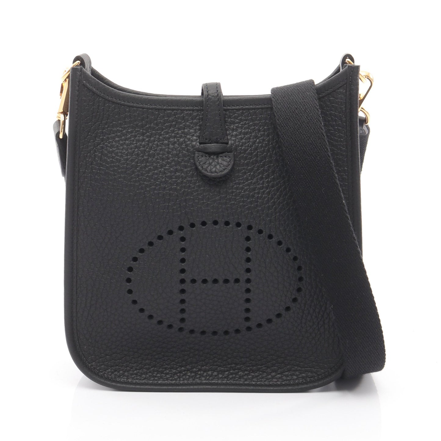 エヴリンTPM アマゾン ショルダーバッグ トリヨンクレマンス ブラック ゴールド金具 W刻印 エルメス バッグ HERMES
