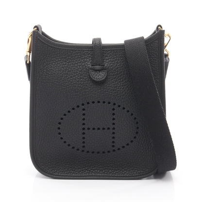 エヴリンTPM アマゾン ショルダーバッグ トリヨンクレマンス ブラック ゴールド金具 W刻印 エルメス バッグ HERMES