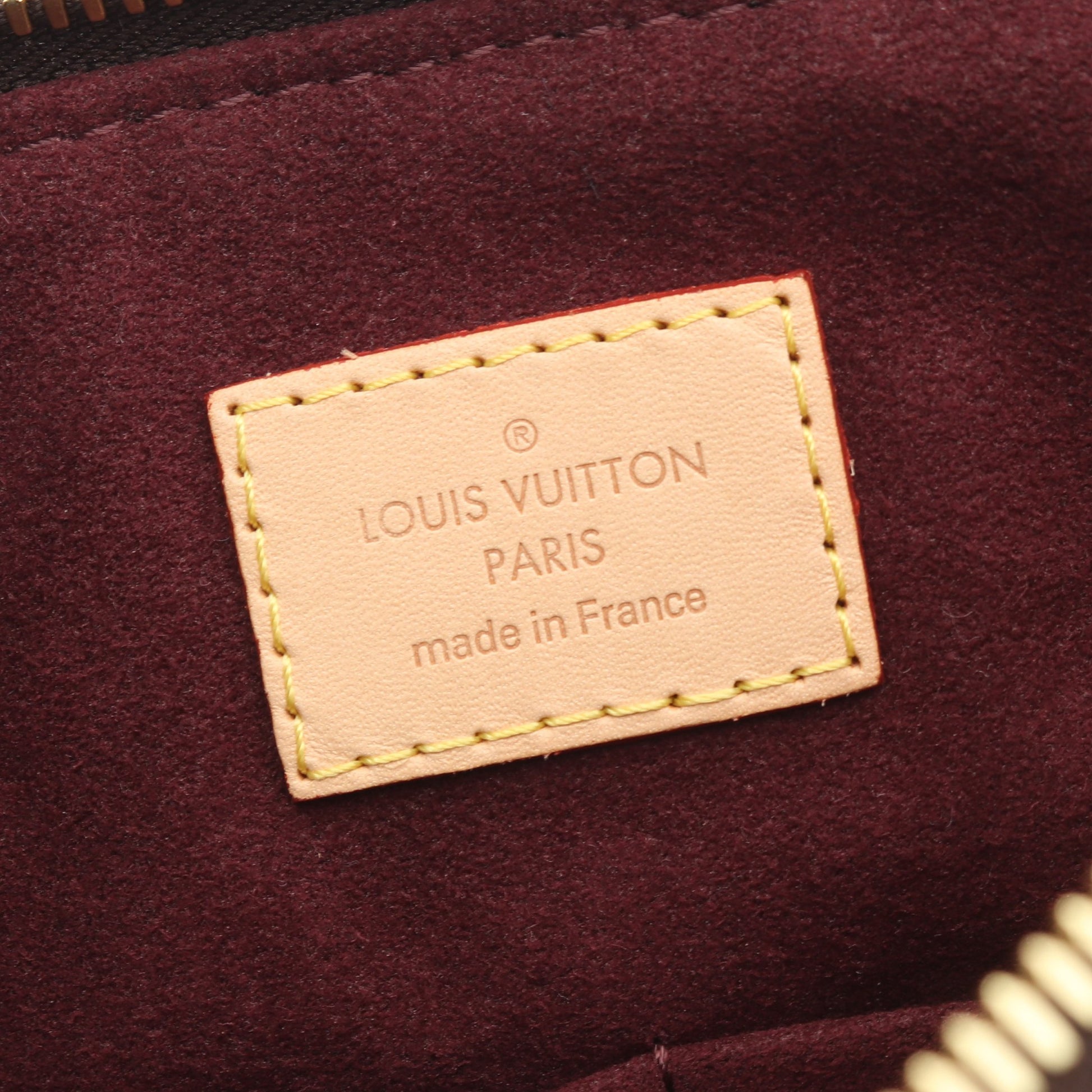フラワージップドトートPM モノグラム ハンドバッグ トートバッグ PVC レザー ブラウン 2WAY ルイヴィトン バッグ LOUIS VUITTON