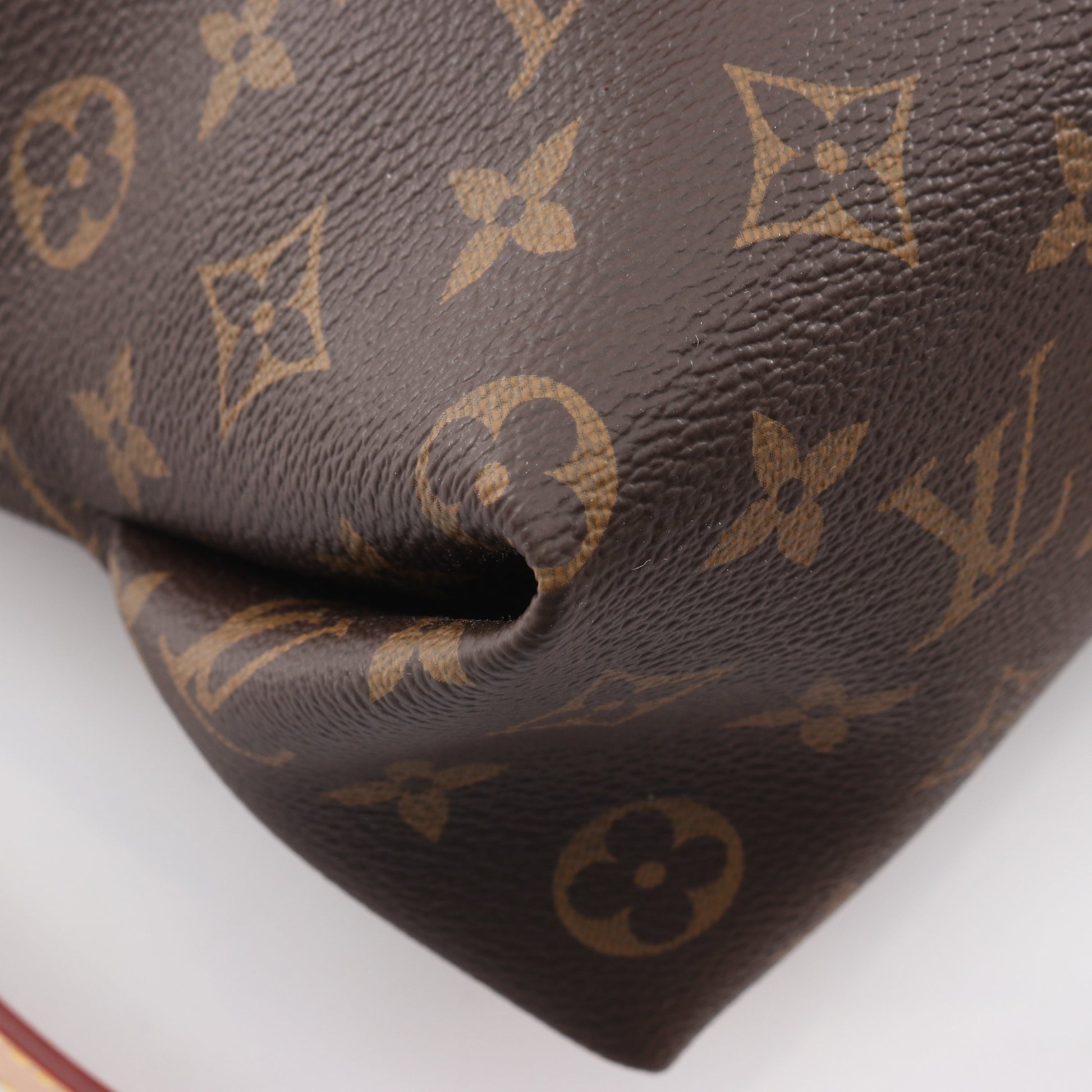 フラワージップドトートPM モノグラム ハンドバッグ トートバッグ PVC レザー ブラウン 2WAY ルイヴィトン バッグ LOUIS VUITTON