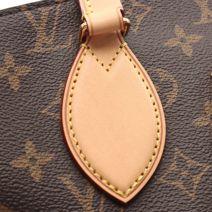 フラワージップドトートPM モノグラム ハンドバッグ トートバッグ PVC レザー ブラウン 2WAY ルイヴィトン バッグ LOUIS VUITTON