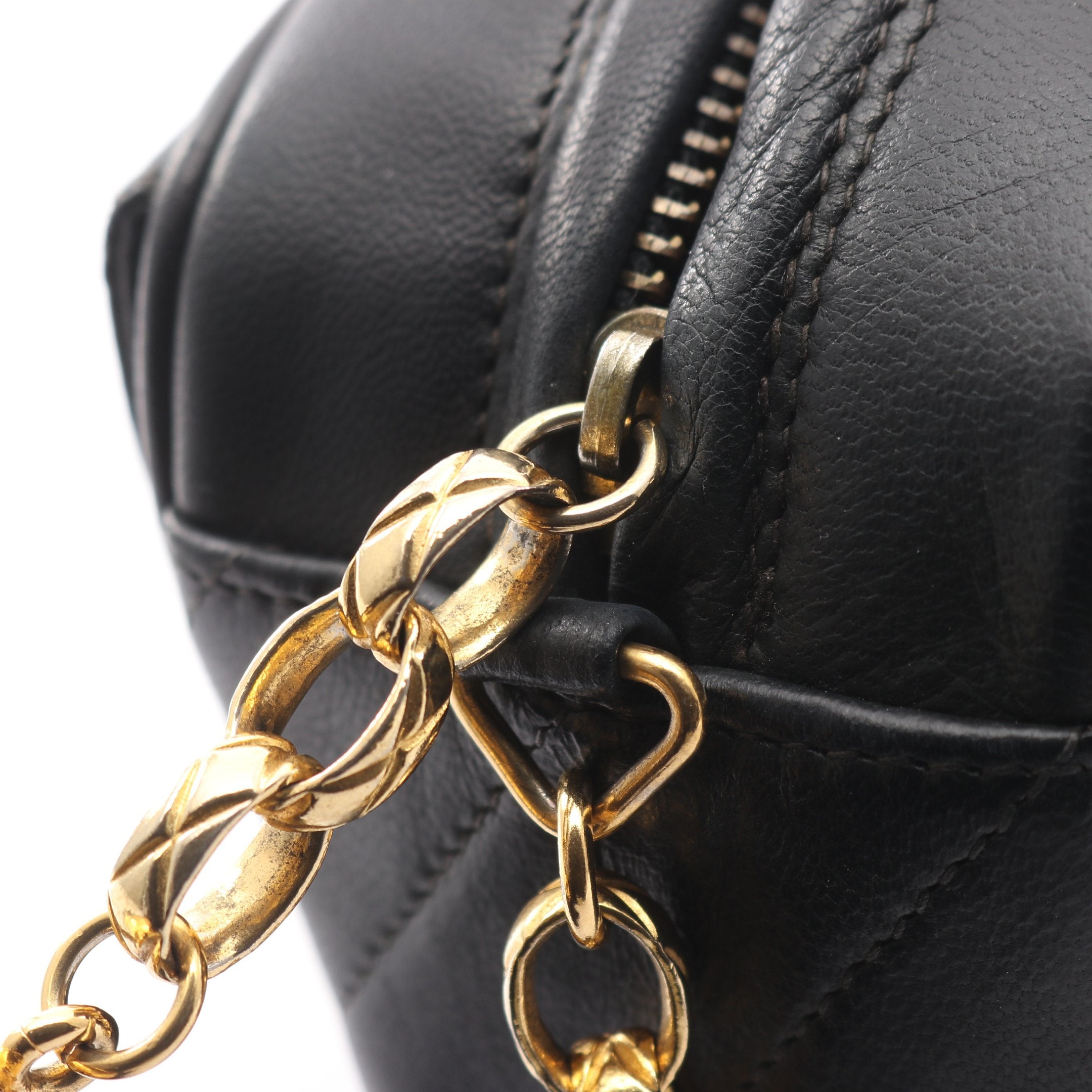 CHANEL シャネル ショルダーバッグ ココマーク バイアスステッチ ココマーク バイアスステッチ チェーンショルダーバッグ タッセル