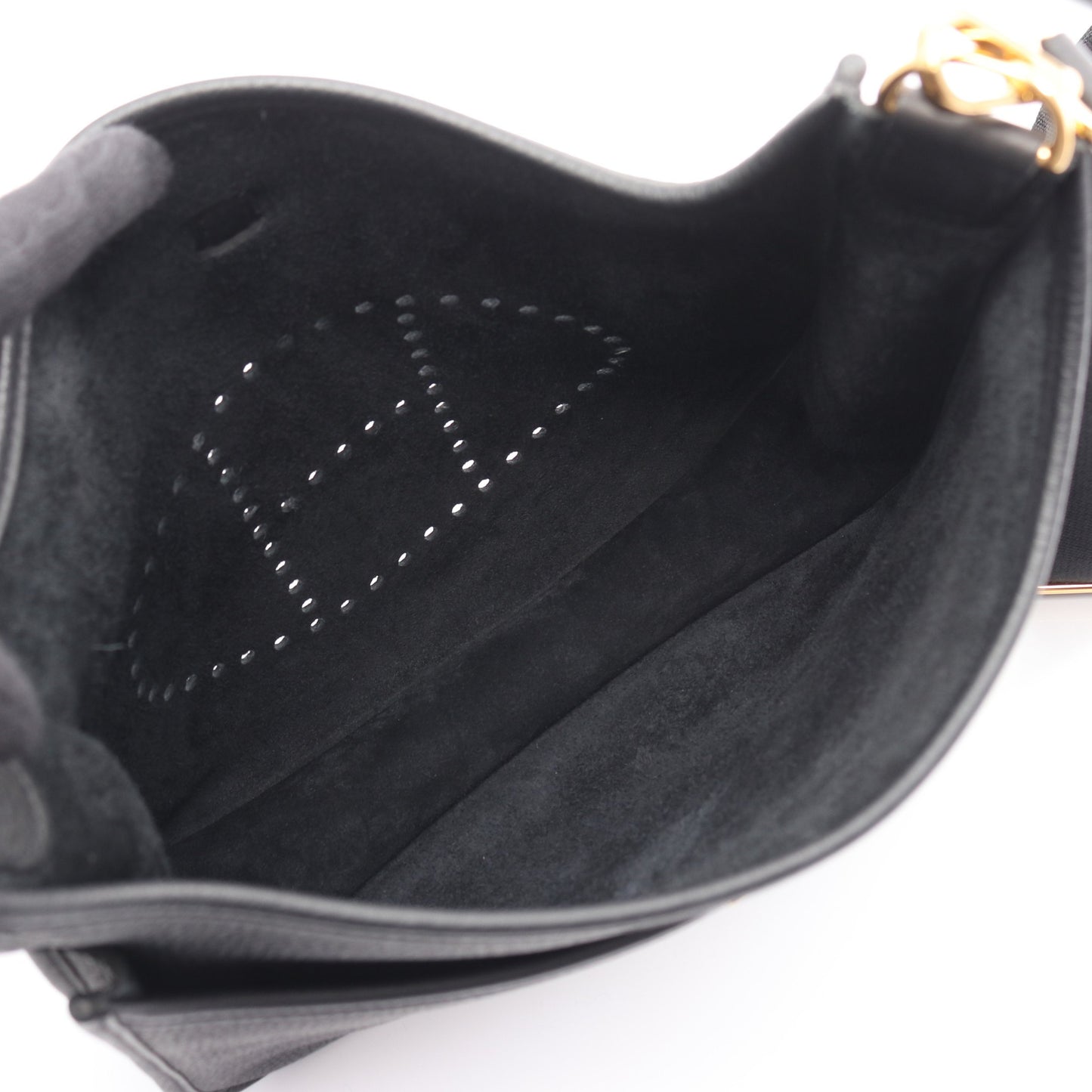 エヴリン 3 トロワ PM ショルダーバッグ トリヨンクレマンス ブラック ゴールド金具 Y刻印 エルメス バッグ HERMES