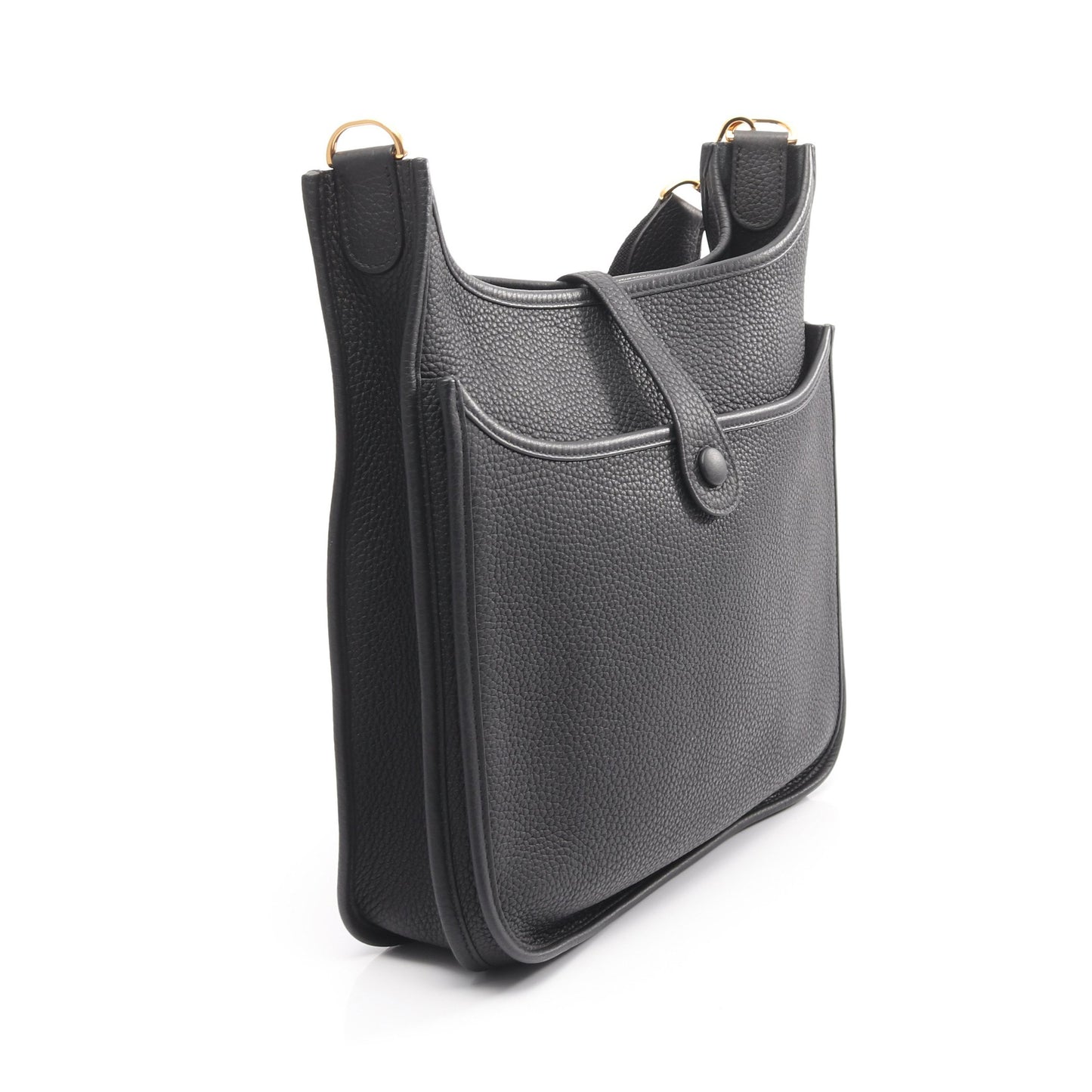 エヴリン 3 トロワ PM ショルダーバッグ トリヨンクレマンス ブラック ゴールド金具 Y刻印 エルメス バッグ HERMES