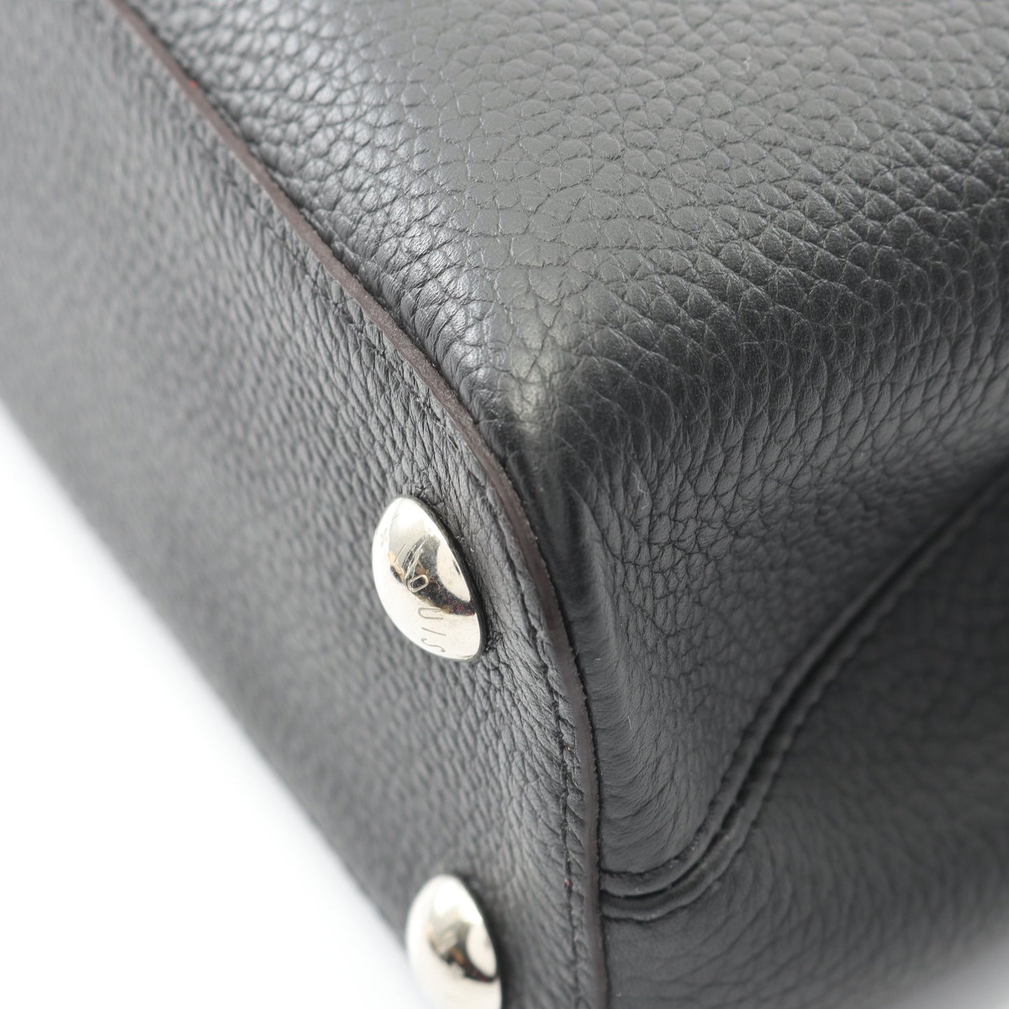 カプシーヌBB ハンドバッグ レザー ブラック 2WAY ルイヴィトン バッグ LOUIS VUITTON
