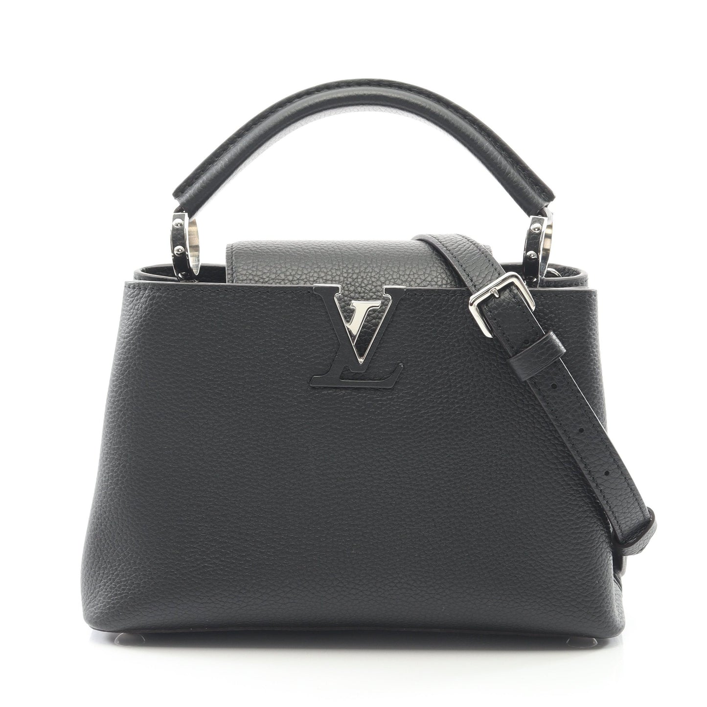 カプシーヌBB ハンドバッグ レザー ブラック 2WAY ルイヴィトン バッグ LOUIS VUITTON