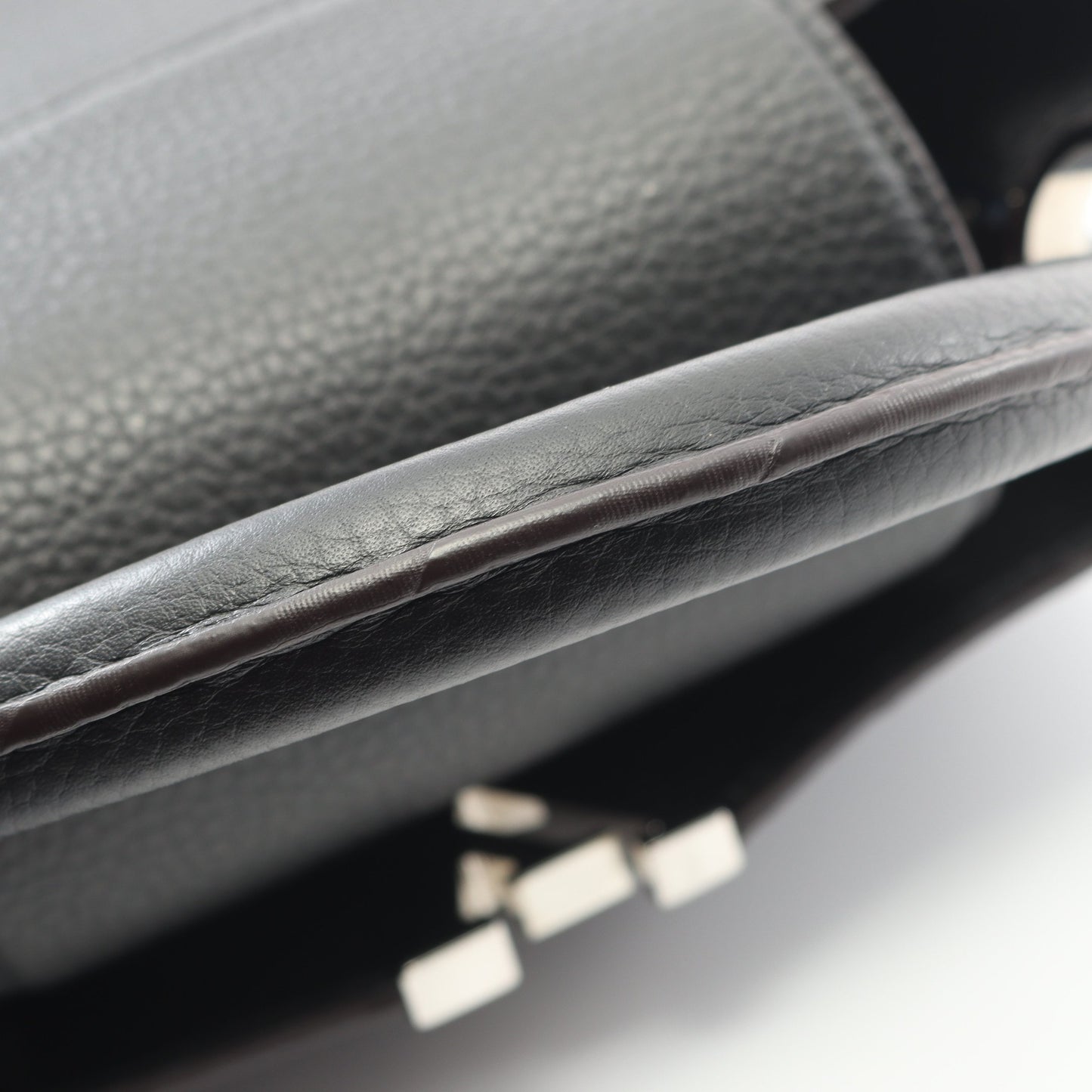 カプシーヌBB ハンドバッグ レザー ブラック 2WAY ルイヴィトン バッグ LOUIS VUITTON