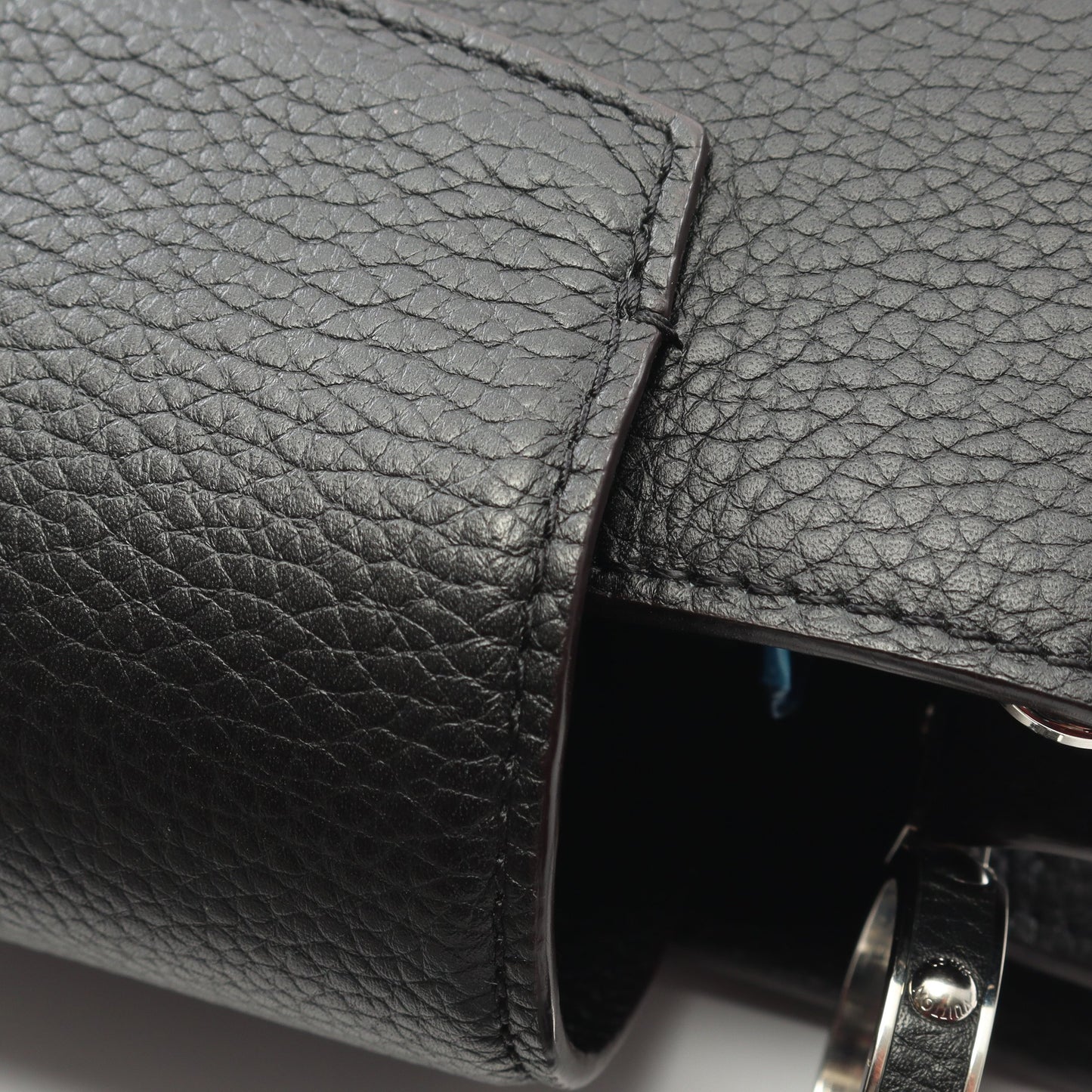 カプシーヌBB ハンドバッグ レザー ブラック 2WAY ルイヴィトン バッグ LOUIS VUITTON