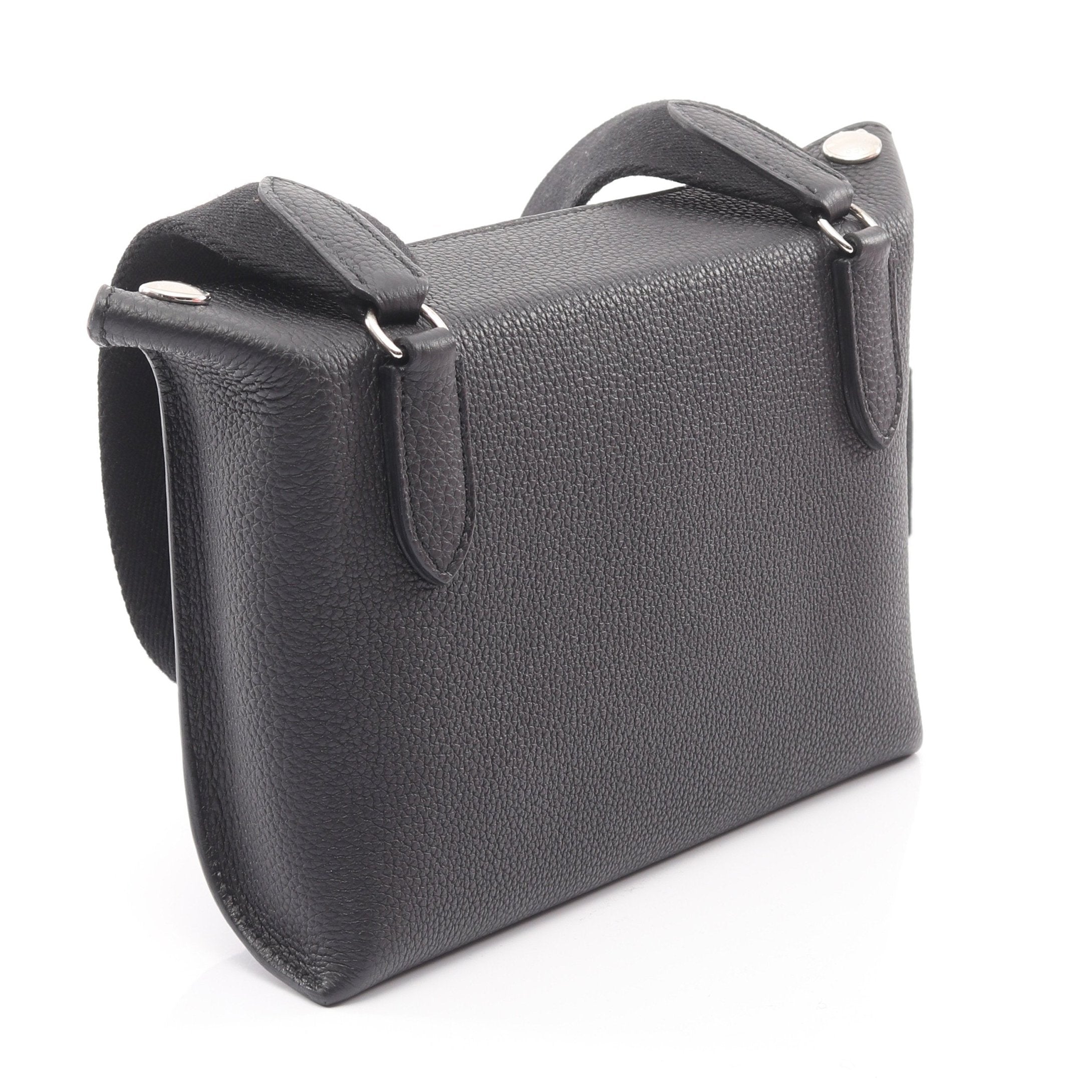 ヴィド ポッシュ ショルダーバッグ トゴ ブラック ゴールド金具 W刻印