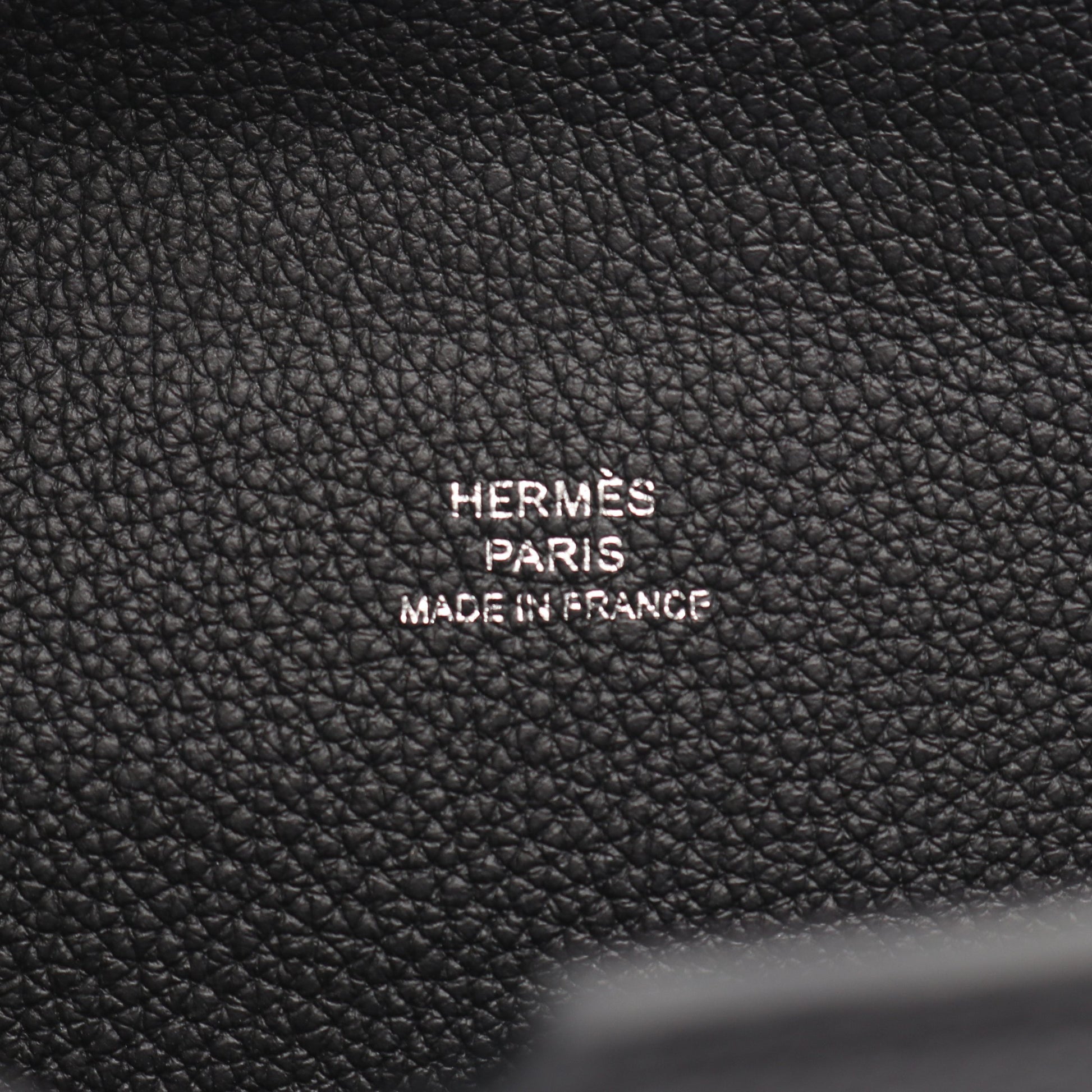 ヴィド ポッシュ ショルダーバッグ トゴ ブラック ゴールド金具 W刻印 エルメス バッグ HERMES