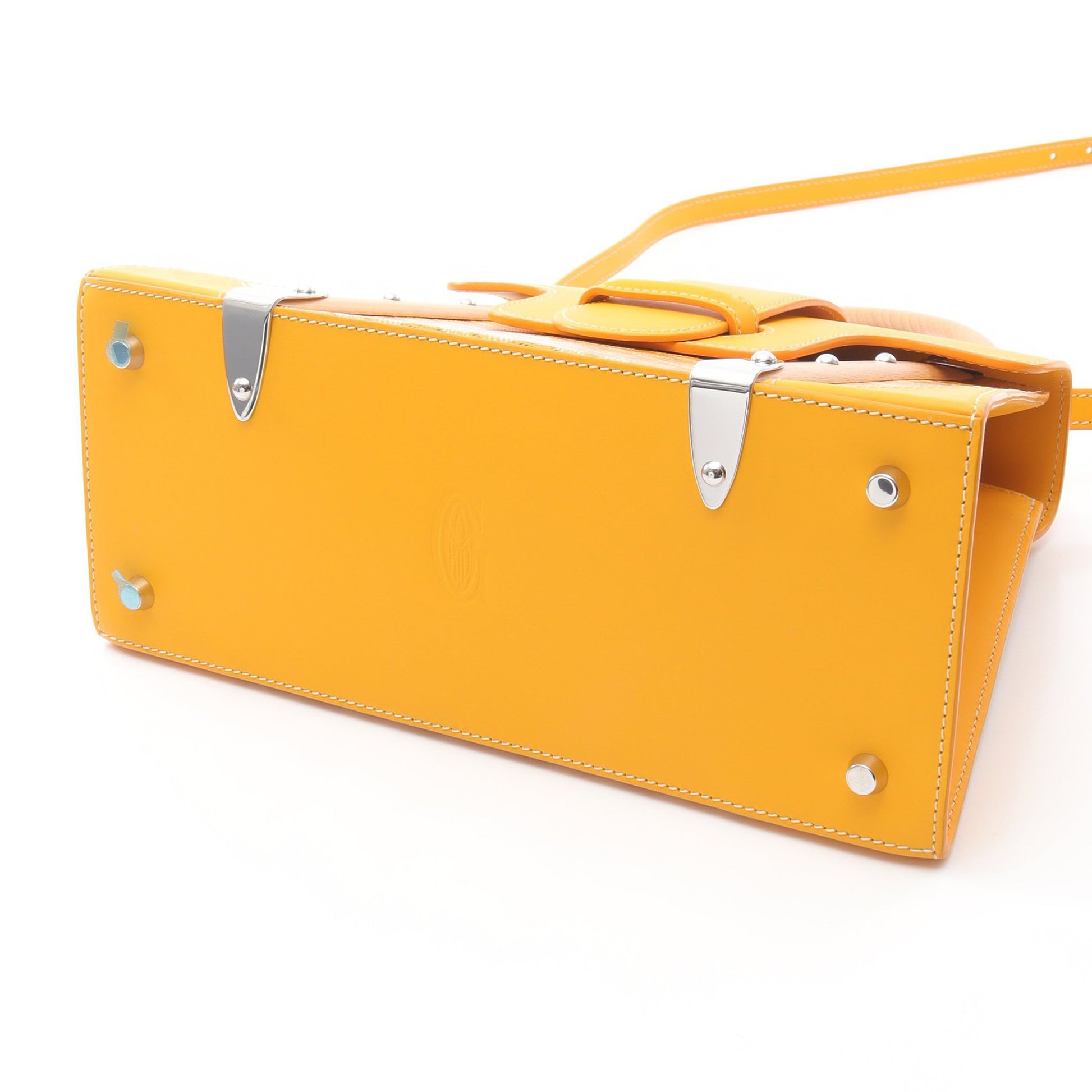 サイゴンPM ハンドバッグ コーティングキャンバス レザー イエロー マルチカラー 2WAY ゴヤール バッグ GOYARD