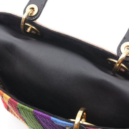 LADY DIOR レディディオール ミディアム ジャッジメント マザーピース タロット ハンドバッグ ファブリック レザー マルチカラー 2WAY クリスチャンディオール バッグ Christian Dior