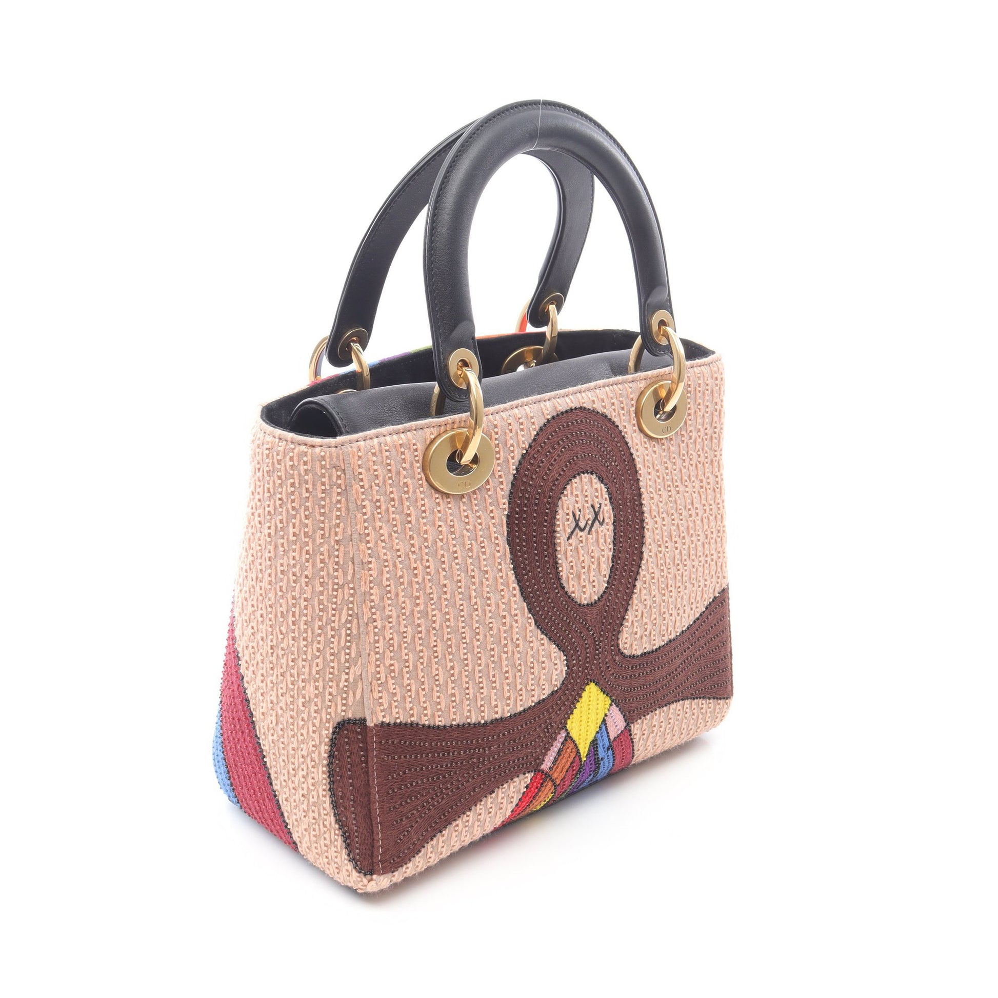 LADY DIOR レディディオール ミディアム ジャッジメント マザーピース タロット ハンドバッグ ファブリック レザー マルチカラー 2WAY クリスチャンディオール バッグ Christian Dior