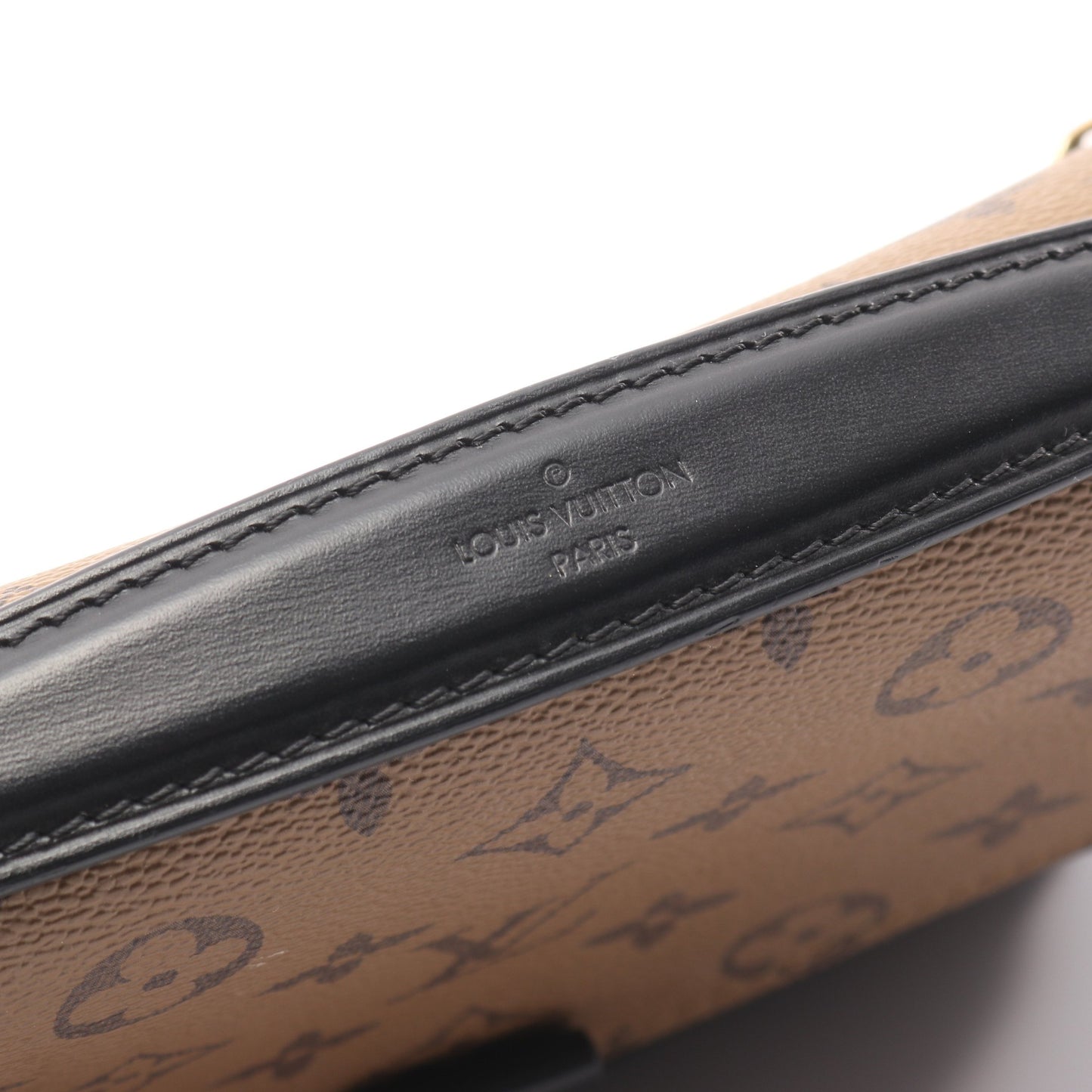 ポシェット メティス MM モノグラムリバース ハンドバッグ PVC レザー ブラウン ブラック ルイヴィトン バッグ LOUIS VUITTON