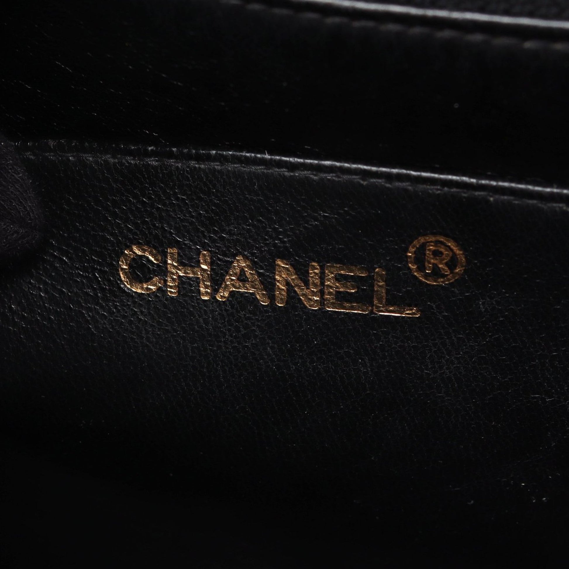 マドモアゼル ハンドバッグ キャビアスキン ブラック ゴールド金具 シャネル バッグ CHANEL
