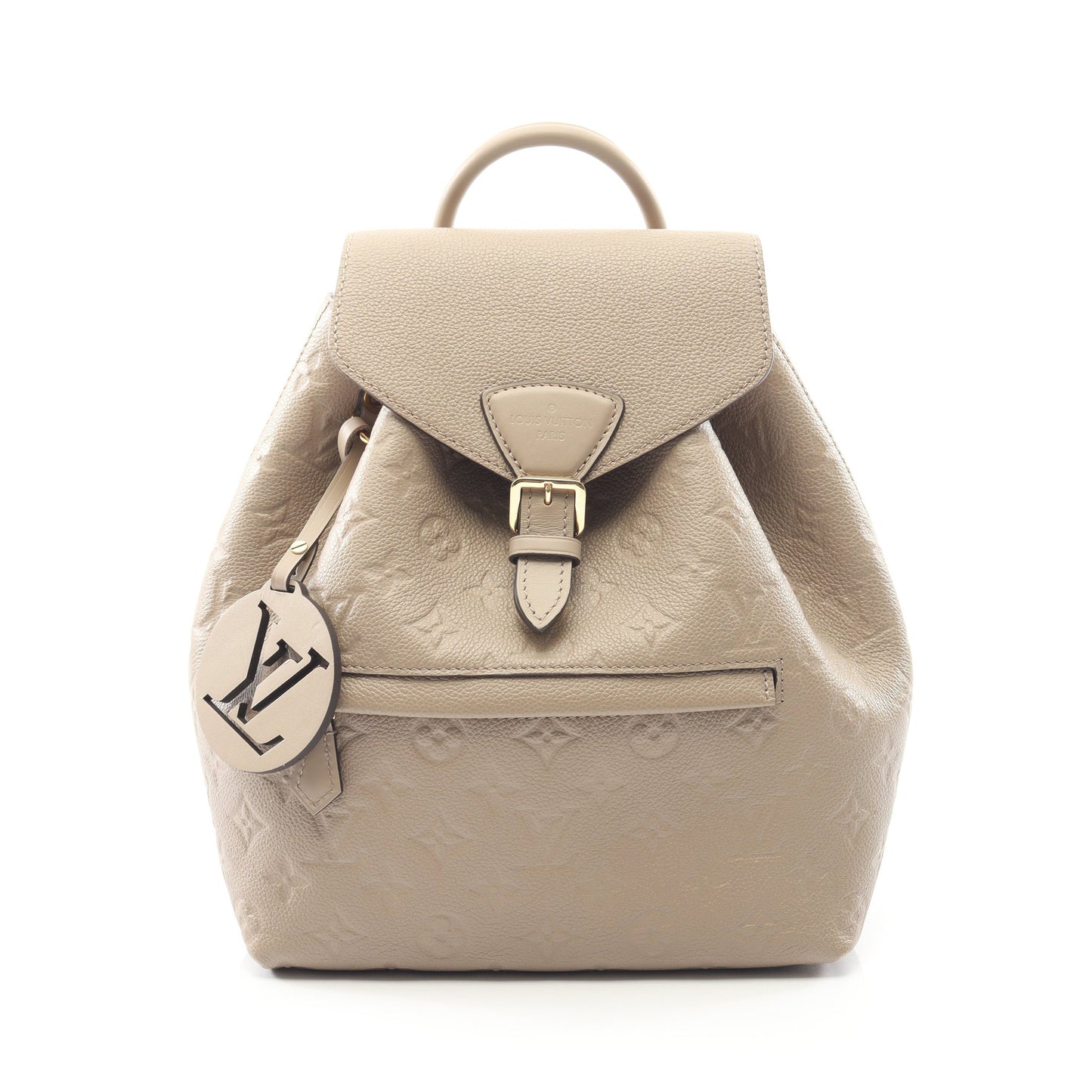 モンスリPM モノグラムアンプラント トゥルトレール バックパック リュックサック レザー グレーベージュ ルイヴィトン バッグ LOUIS VUITTON