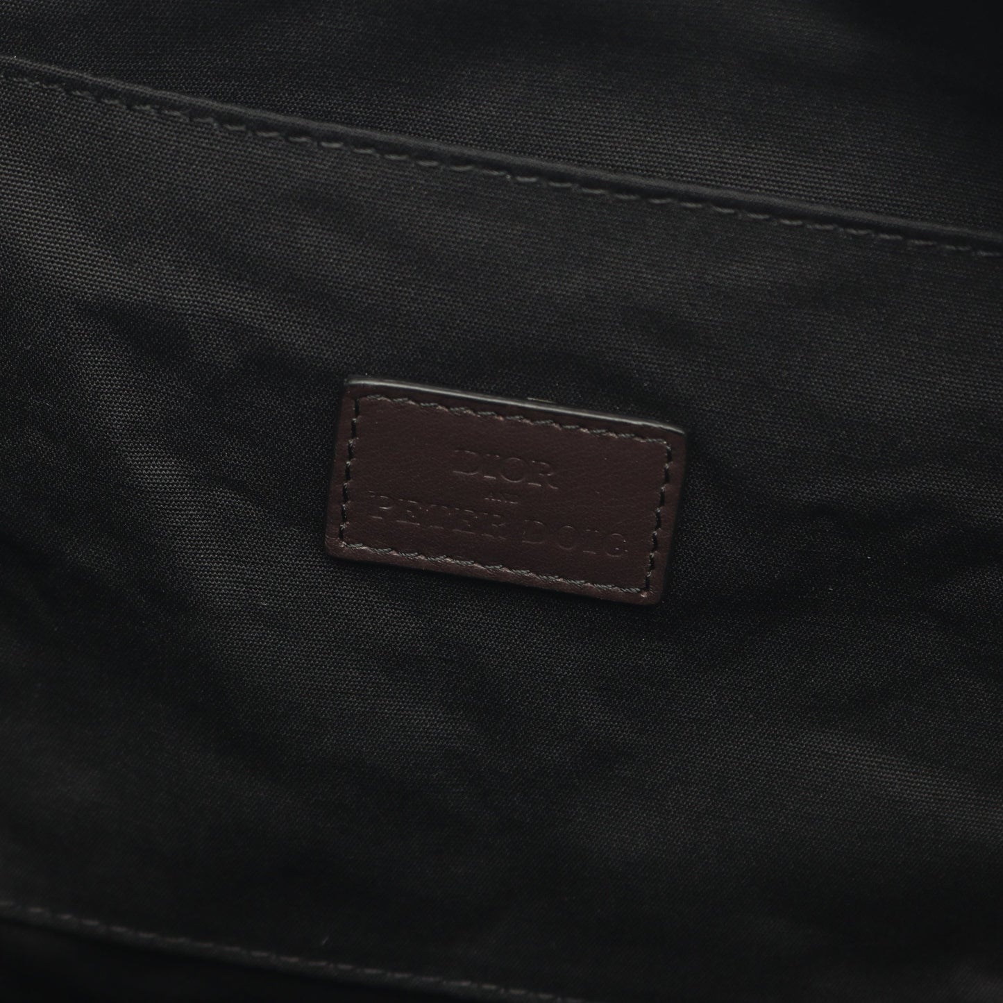Christian Dior × Peter Doig サドル ショルダーバッグ キャンバス レザー ブルーグリーン ダークブラウン マルチカラー 2WAY クリスチャンディオール バッグ Christian Dior