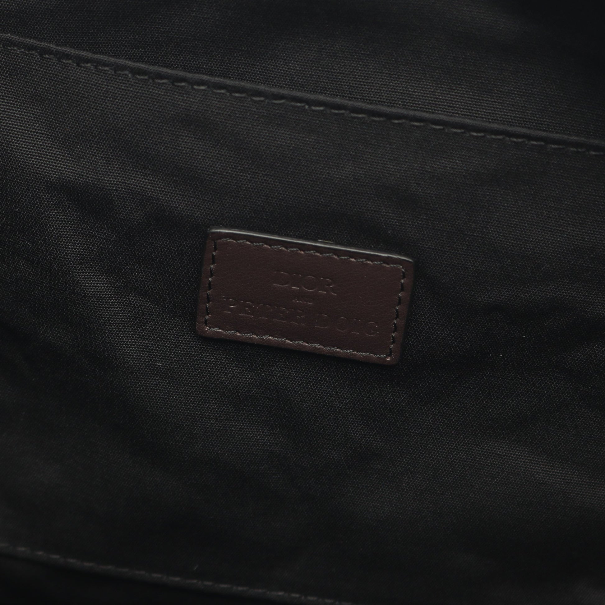Christian Dior × Peter Doig サドル ショルダーバッグ キャンバス レザー ブルーグリーン ダークブラウン マルチカラー 2WAY クリスチャンディオール バッグ Christian Dior