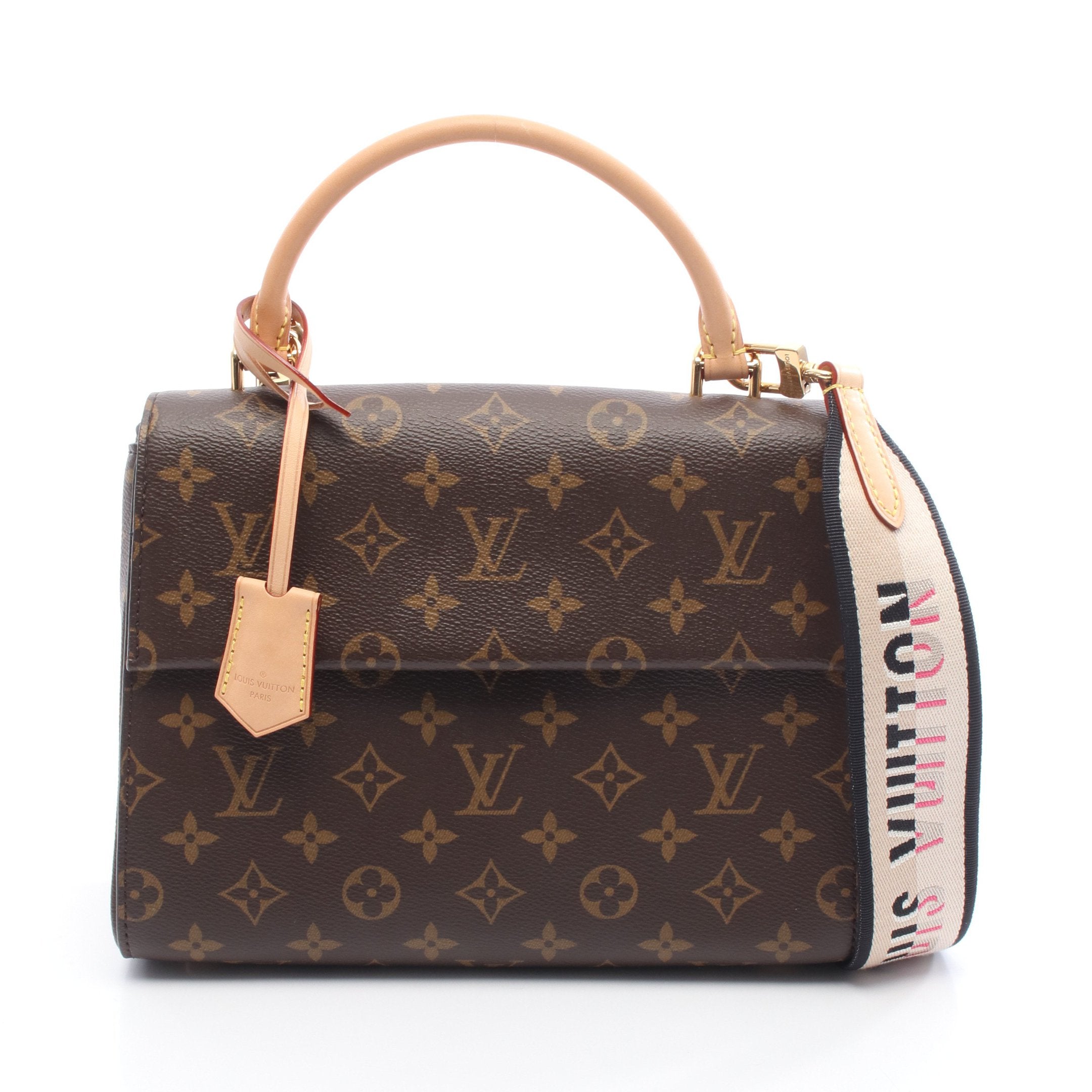 LOUIS　VUITTON　モノグラムデザイン　レザーハンドバッグ Louis Vuitton モノグラム ハンドバッグ