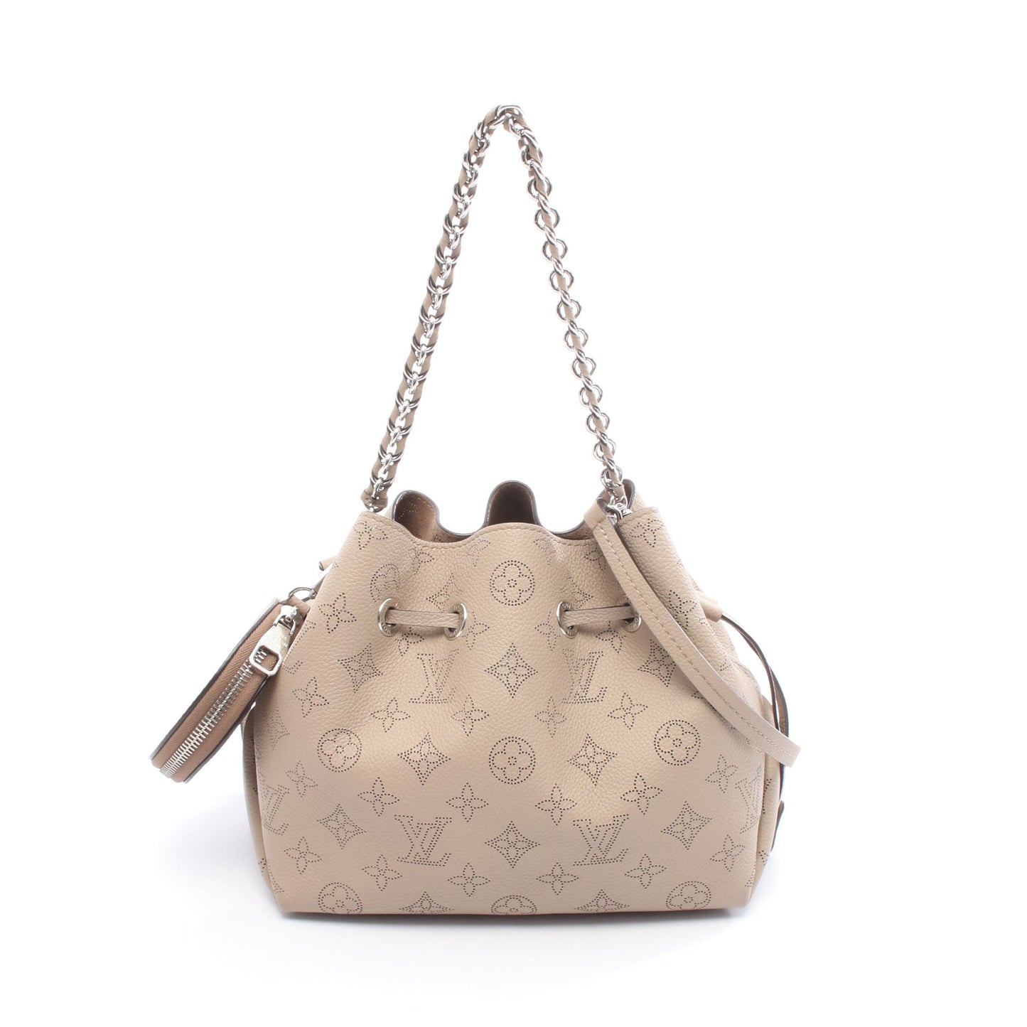ベラ マヒナ ガレ チェーンハンドバッグ レザー グレーベージュ ルイヴィトン バッグ LOUIS VUITTON
