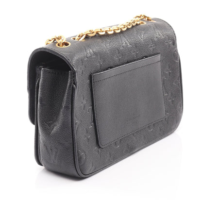 マルソー モノグラムアンプラント ノワール チェーンショルダーバッグ レザー ブラック ルイヴィトン バッグ LOUIS VUITTON