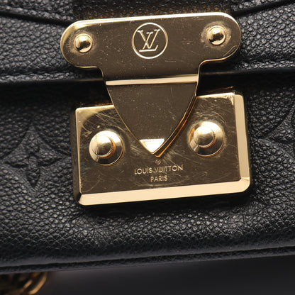 マルソー モノグラムアンプラント ノワール チェーンショルダーバッグ レザー ブラック ルイヴィトン バッグ LOUIS VUITTON