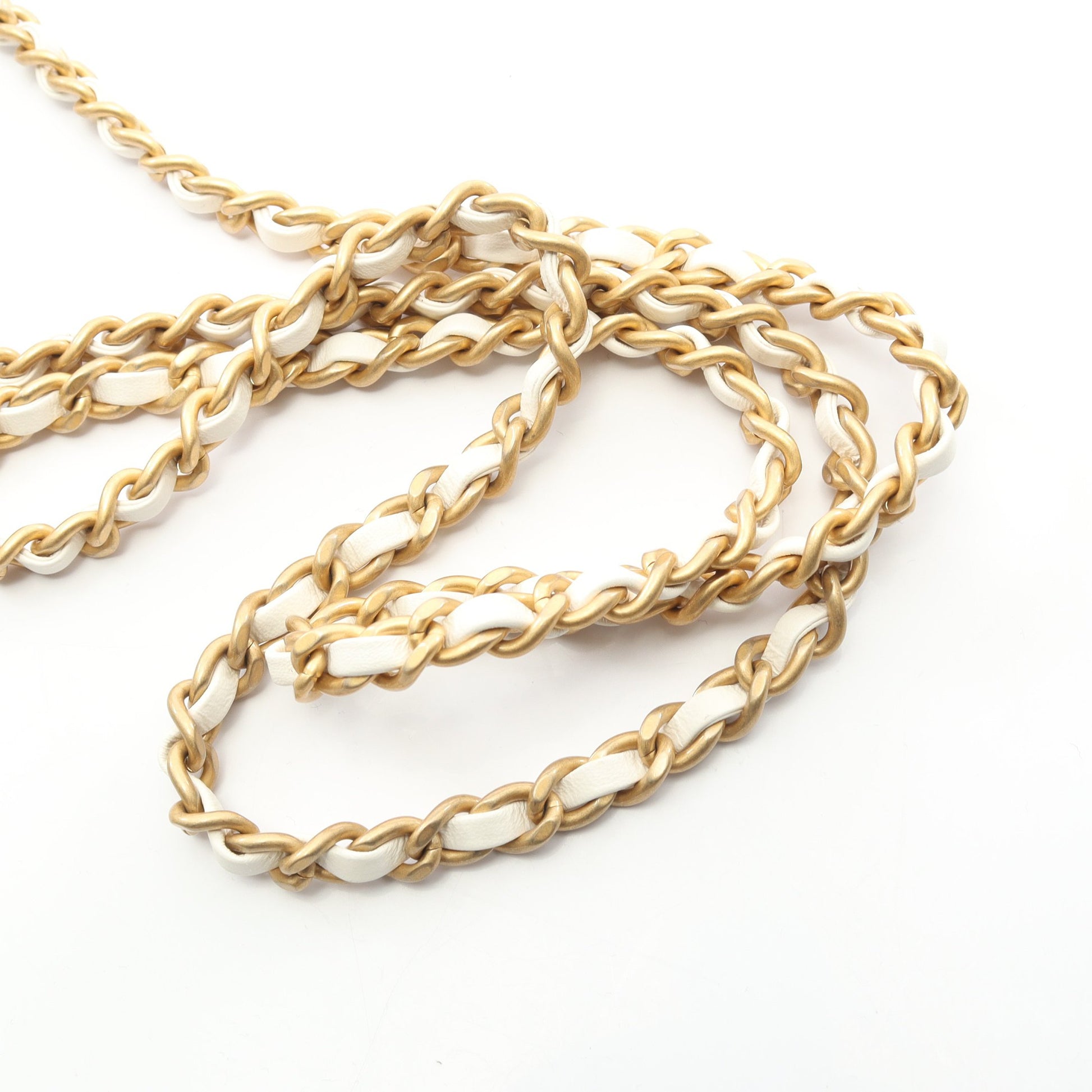 ミニ ボウ チェーンショルダーバッグ ツイード オフホワイト ゴールド金具 2WAY シャネル バッグ CHANEL