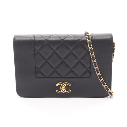 マドモアゼル チェーンウォレット ラムスキン ブラック ゴールド金具 シャネル バッグ CHANEL