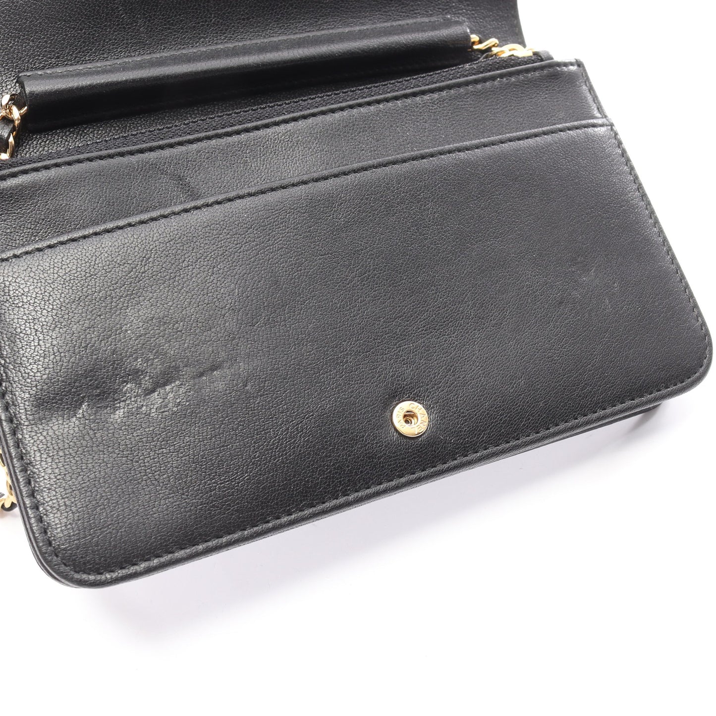 マドモアゼル チェーンウォレット ラムスキン ブラック ゴールド金具 シャネル バッグ CHANEL