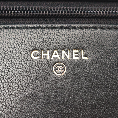 マドモアゼル チェーンウォレット ラムスキン ブラック ゴールド金具 シャネル バッグ CHANEL