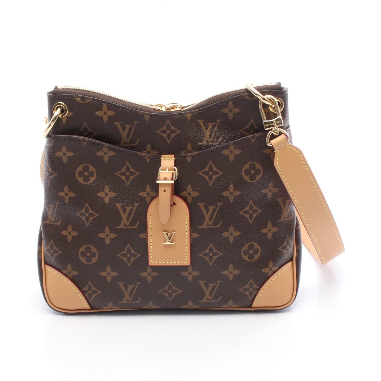 オデオン NM PM モノグラム ショルダーバッグ PVC レザー ブラウン ルイヴィトン バッグ LOUIS VUITTON