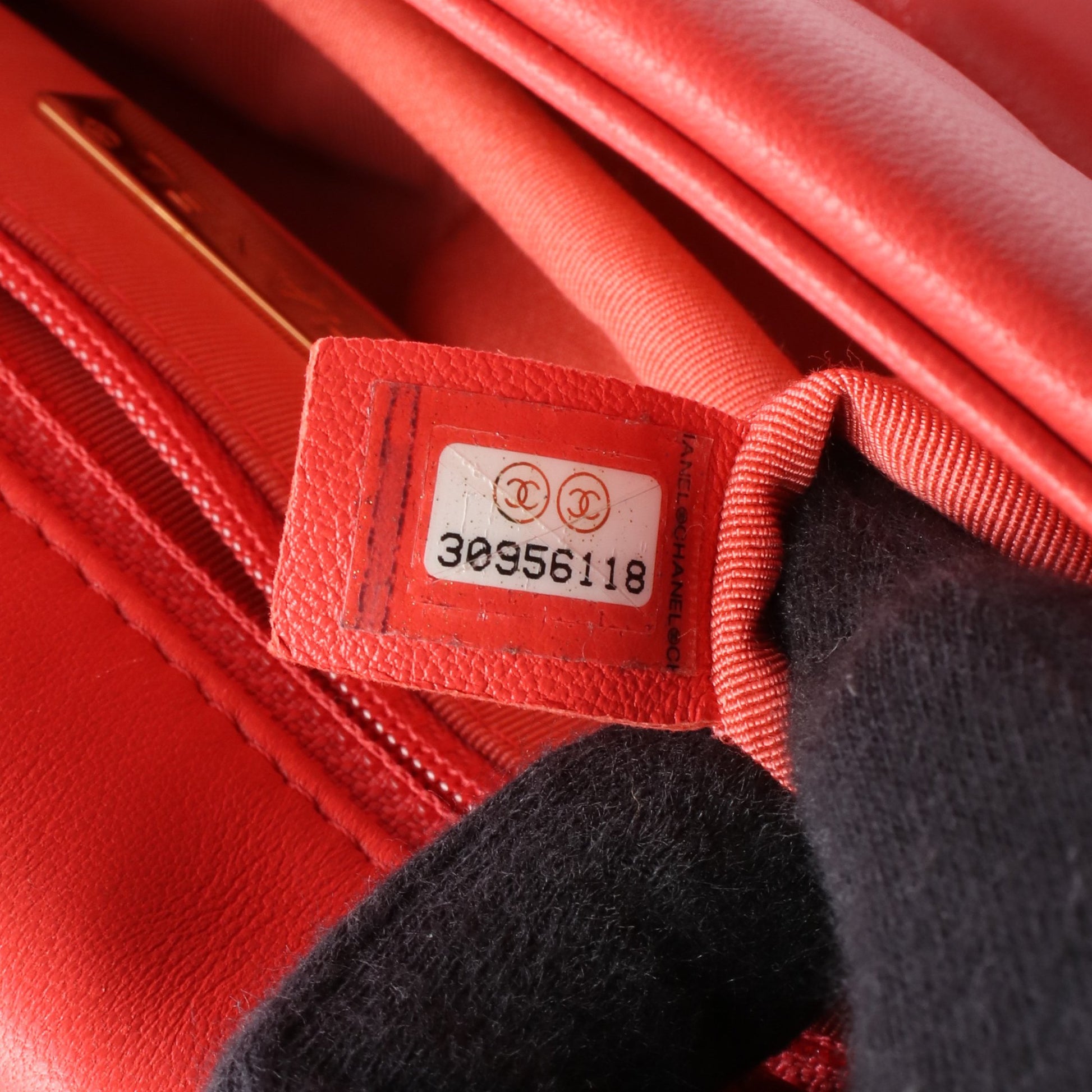 19 ディズヌフ マトラッセ チェーンショルダーバッグ レザー ピンクレッド コンビ金具 シャネル バッグ CHANEL