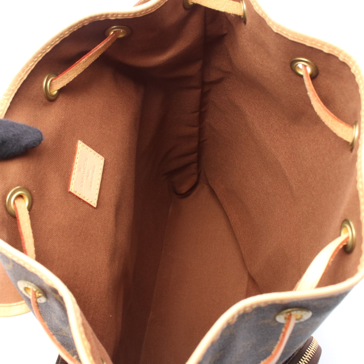 サックアド ボスフォール モノグラム バックパック リュックサック PVC レザー ブラウン ルイヴィトン バッグ LOUIS VUITTON