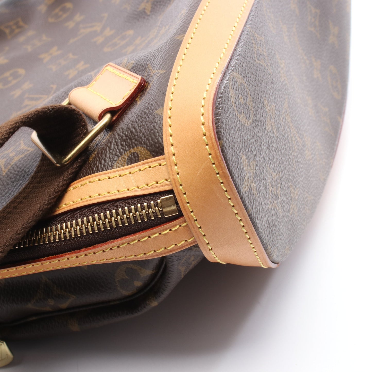 サックアド ボスフォール モノグラム バックパック リュックサック PVC レザー ブラウン ルイヴィトン バッグ LOUIS VUITTON