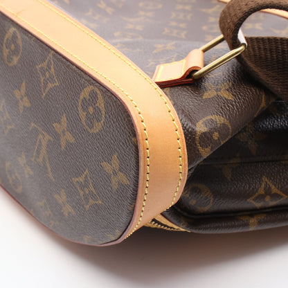 サックアド ボスフォール モノグラム バックパック リュックサック PVC レザー ブラウン ルイヴィトン バッグ LOUIS VUITTON
