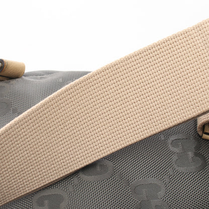 グッチ オフ ザ グリッド GG柄 ボディバッグ ナイロンキャンバス レザー グレー ベージュ グッチ バッグ GUCCI