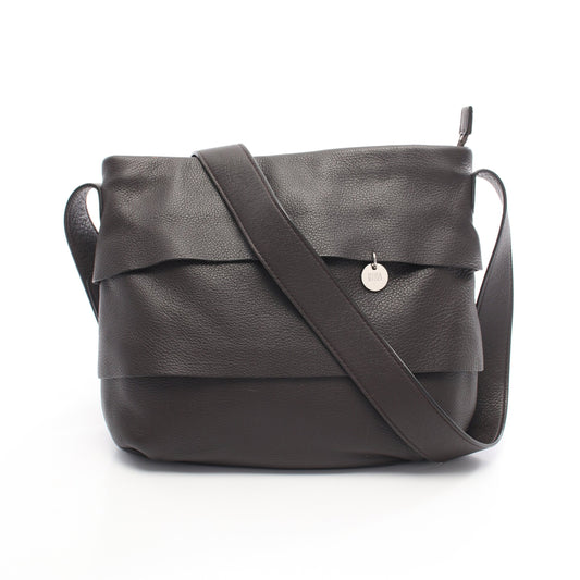 ショルダーバッグ レザー ダークブラウン ニナリッチ バッグ NINA RICCI