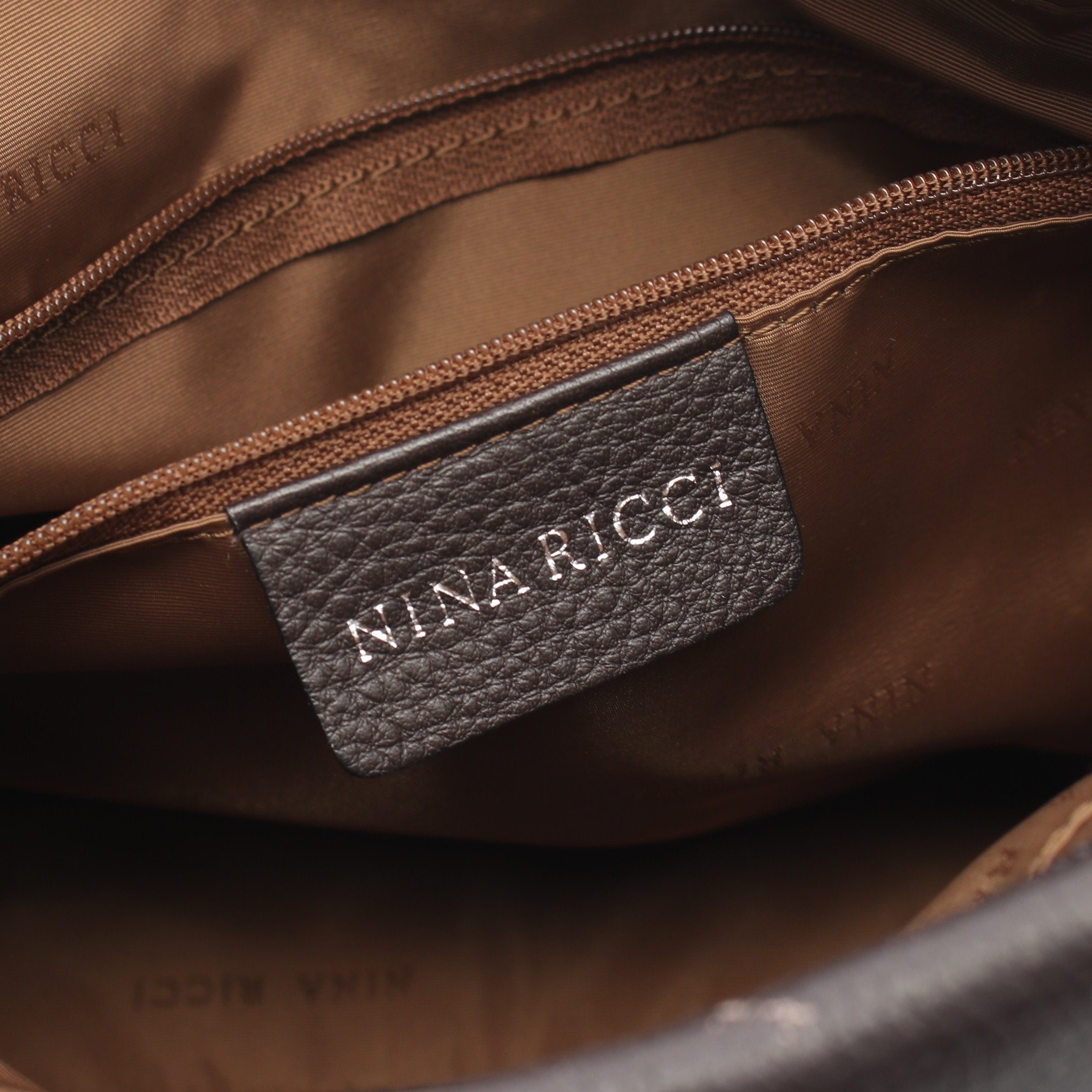 ショルダーバッグ レザー ダークブラウン ニナリッチ – RECLO
