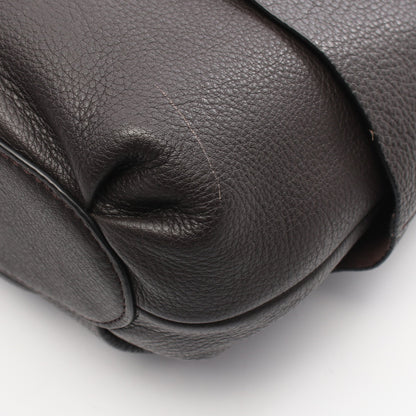 ショルダーバッグ レザー ダークブラウン ニナリッチ バッグ NINA RICCI