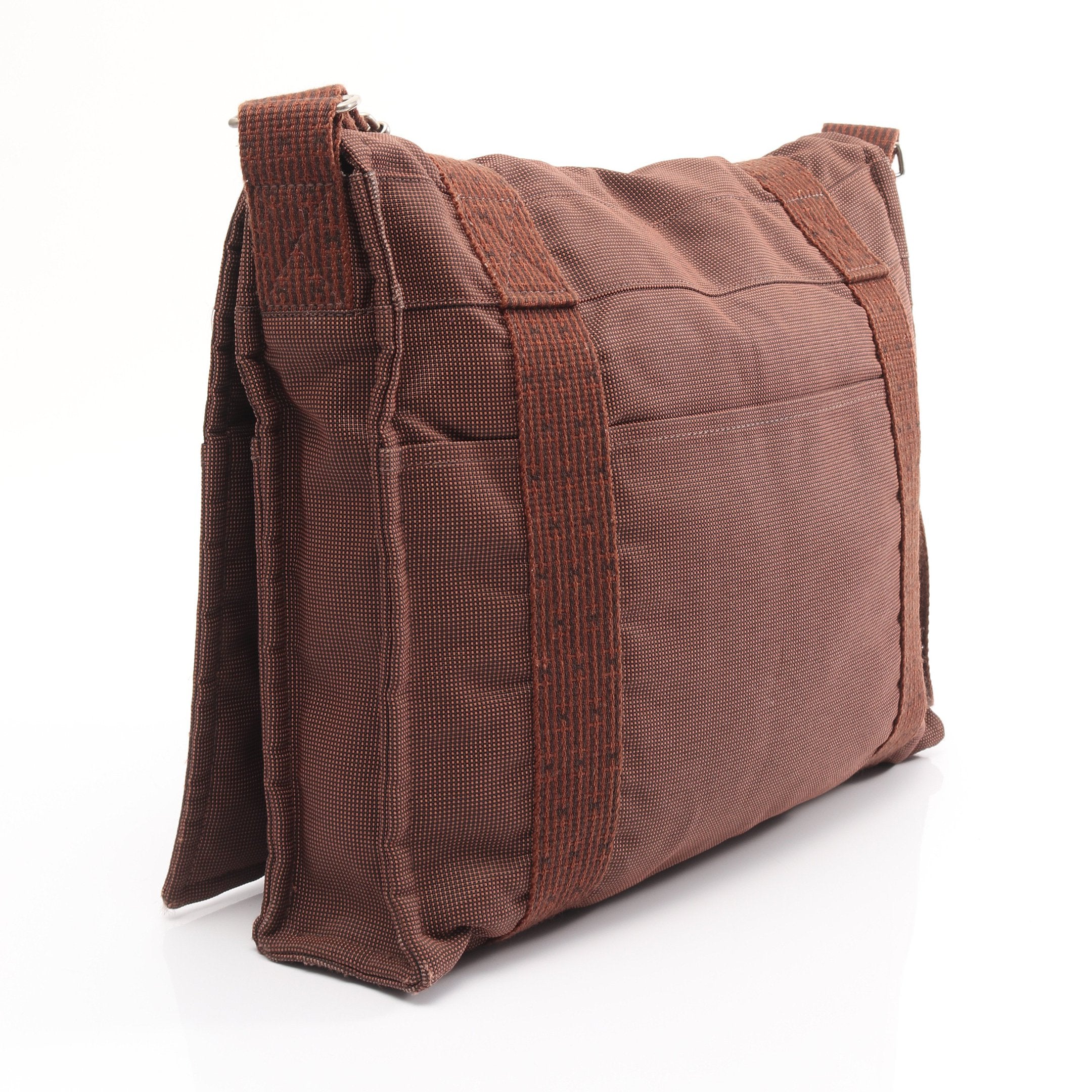 エールライン バサスMM ショルダーバッグ キャンバス ブラウン