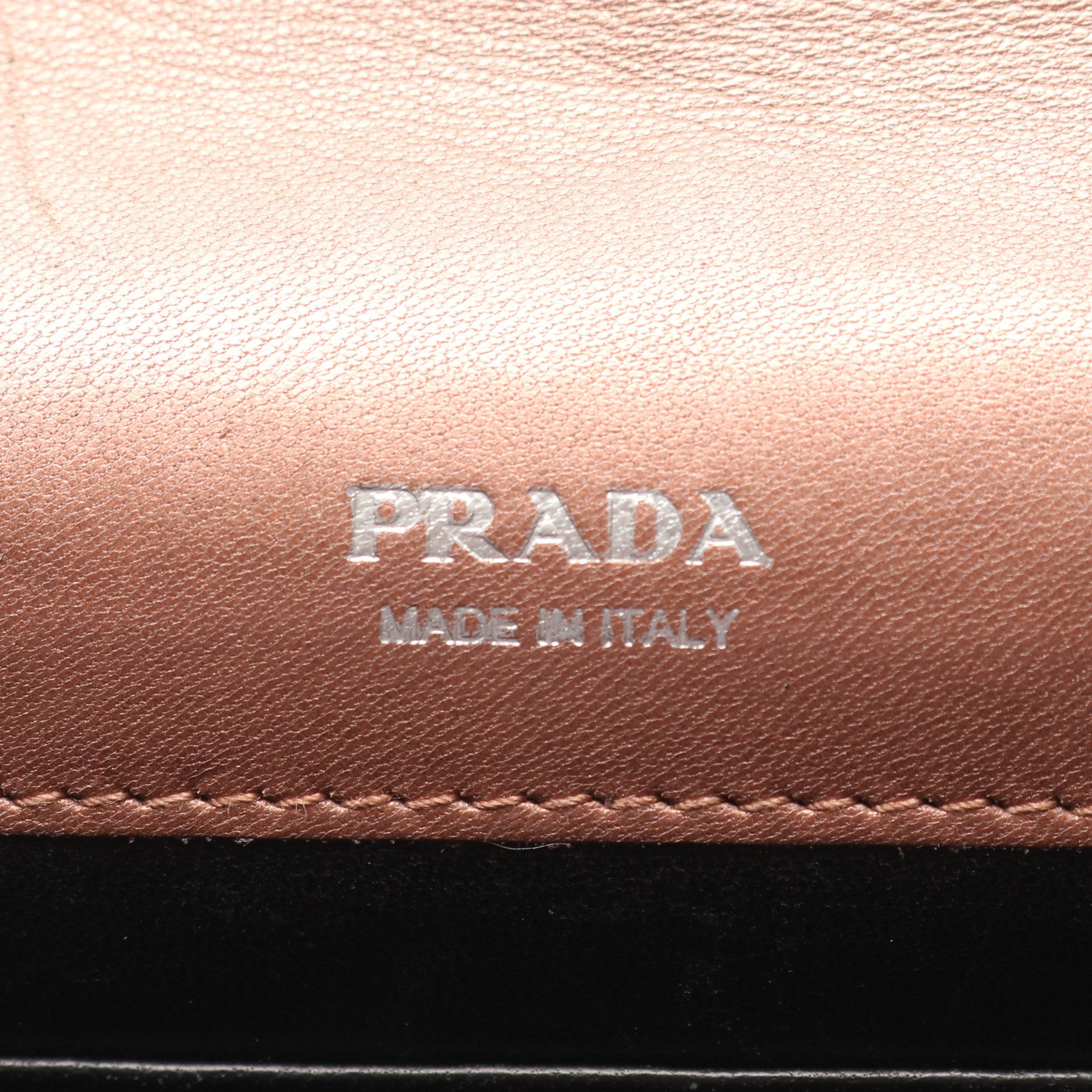 NAPPA IMPUNTURE チェーンショルダーバッグ レザー ピンクベージュ