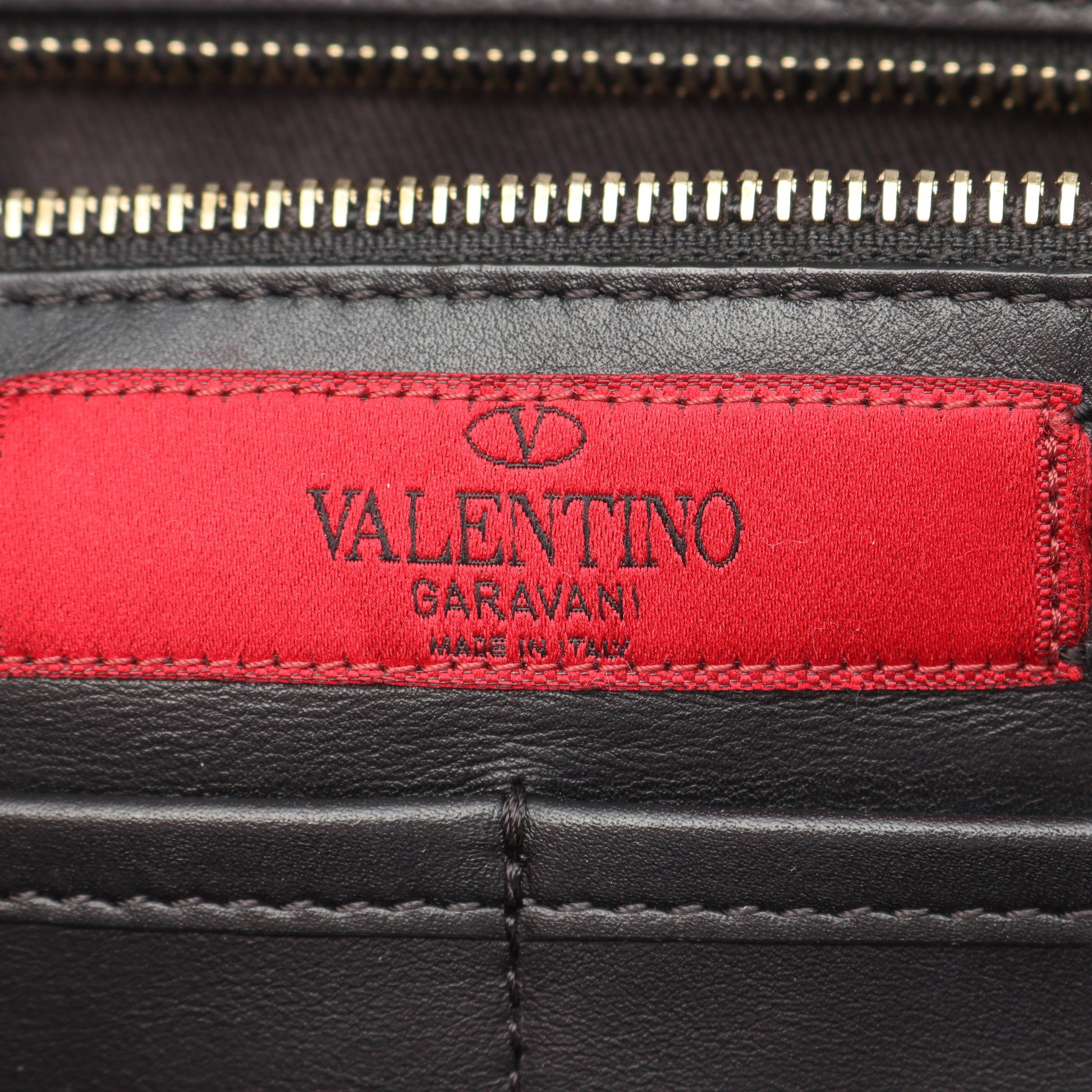 ロックスタッズ ハンドバッグ トートバッグ レザー ブラック ヴァレンティノ バッグ VALENTINO