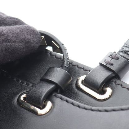 ロックスタッズ ハンドバッグ トートバッグ レザー ブラック ヴァレンティノ バッグ VALENTINO