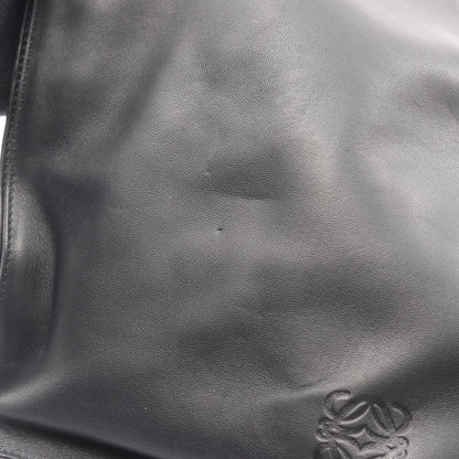 フラメンコ ショルダーバッグ レザー ブラック 巾着 ロエベ バッグ LOEWE