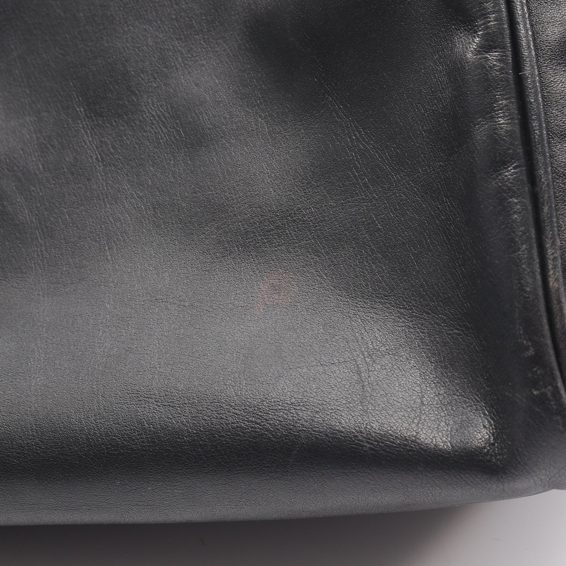 アナグラム ミニボストンバッグ レザー ブラック ロエベ バッグ LOEWE