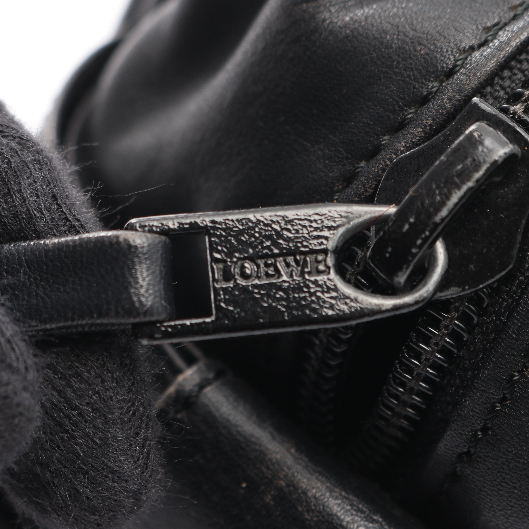 アナグラム ミニボストンバッグ レザー ブラック ロエベ – RECLO